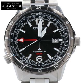 シチズン(CITIZEN)のシチズン 【美品】NB6046-59E 9054 PROMASTER プロマスター SKYシリーズ メカニカルGMT 自動巻き(腕時計(アナログ))