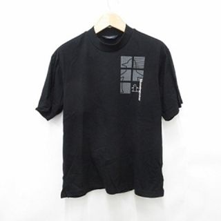 マンシングウェア(Munsingwear)のマンシングウェア ゴルフ シャツ 半袖 ハイネック モックネック ブラック LL(ウエア)