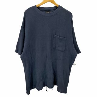 ビームス(BEAMS)のBEAMS(ビームス) オーバーサイズワッフルドロコードショートスリーブTシャツ(Tシャツ/カットソー(半袖/袖なし))