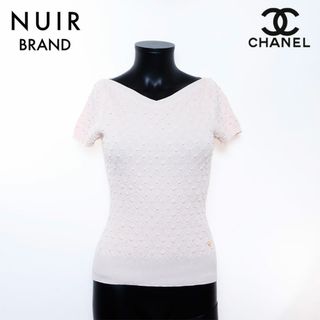 CHANEL - シャネル CHANEL ニット V-Neck 半袖Ｔシャツ