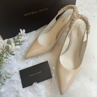 Bottega Veneta - ボッテガヴェネタ スリングバック パンプス ベージュ 565649