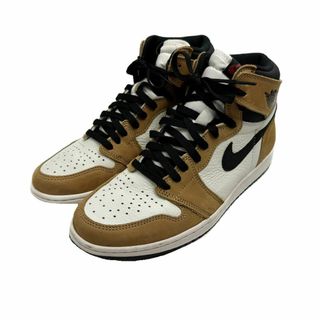 ナイキ(NIKE)のナイキ/NIKE/靴/スニーカー/AIR JORDAN1 RETRO HIGH OG/エアジョーダン1レトロハイOG/Rookie of the year/ベージュ×ホワイト×ブラック/28cm/#10/555088-700【SA7762】(スニーカー)