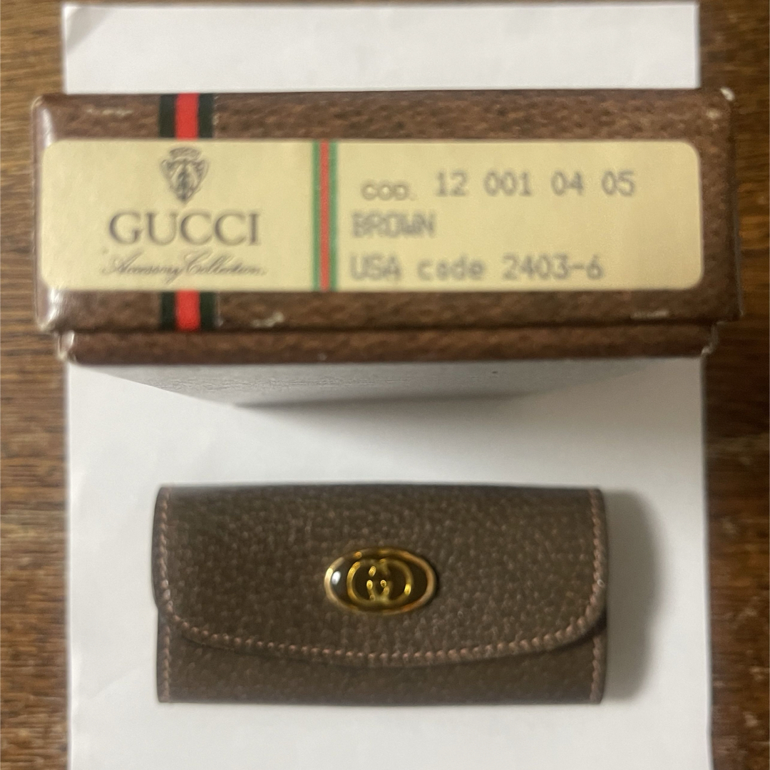 Gucci(グッチ)のGUCCI グッチ キーケース ヴィンテージ アンティーク 3連 メンズのファッション小物(キーケース)の商品写真