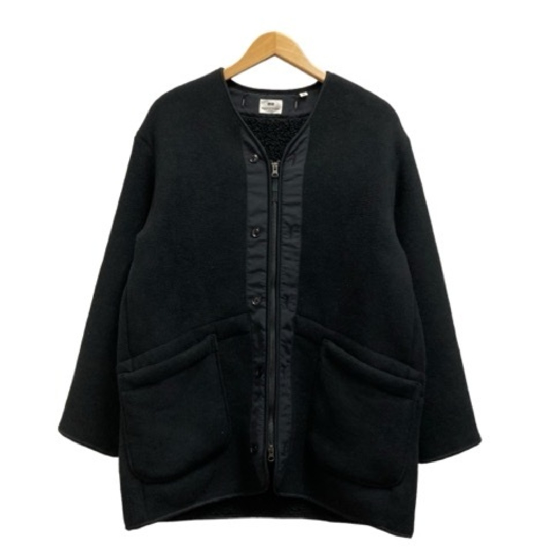 UNIQLO(ユニクロ)のUNIQLO × Engineered Garments フリースコート 黒 メンズのジャケット/アウター(その他)の商品写真