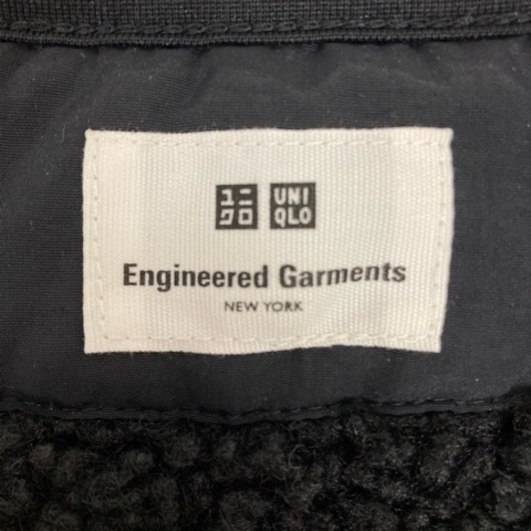 UNIQLO(ユニクロ)のUNIQLO × Engineered Garments フリースコート 黒 メンズのジャケット/アウター(その他)の商品写真