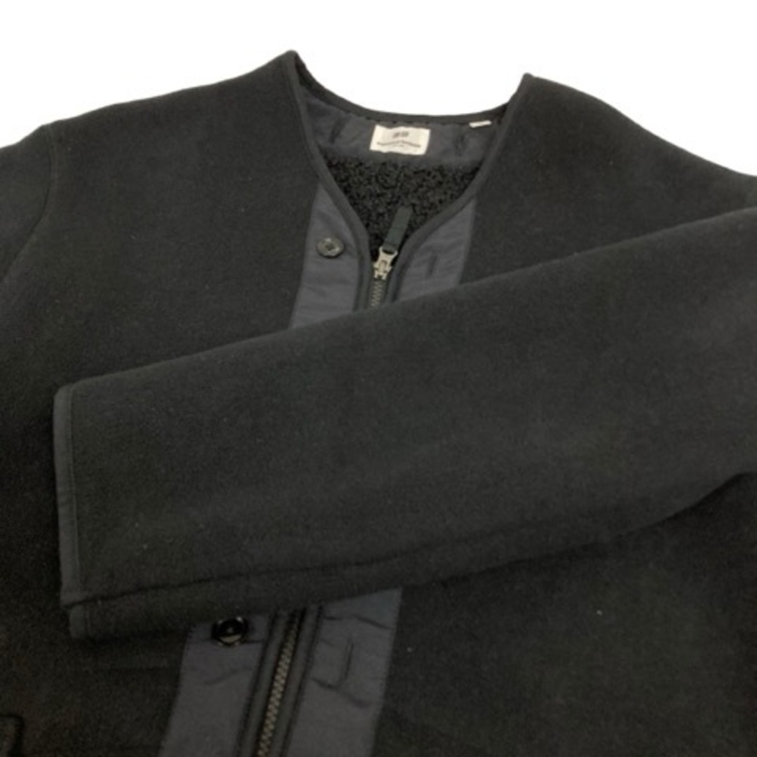 UNIQLO(ユニクロ)のUNIQLO × Engineered Garments フリースコート 黒 メンズのジャケット/アウター(その他)の商品写真