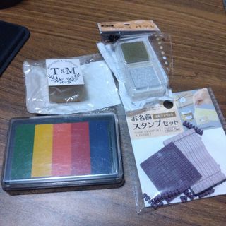 イニシャルスタンプセット　T&M(はんこ)