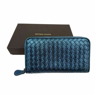 ボッテガヴェネタ(Bottega Veneta)の未使用品！【ボッテガヴェネタ】イントレチャート ラウンドファスナー 長財布(財布)