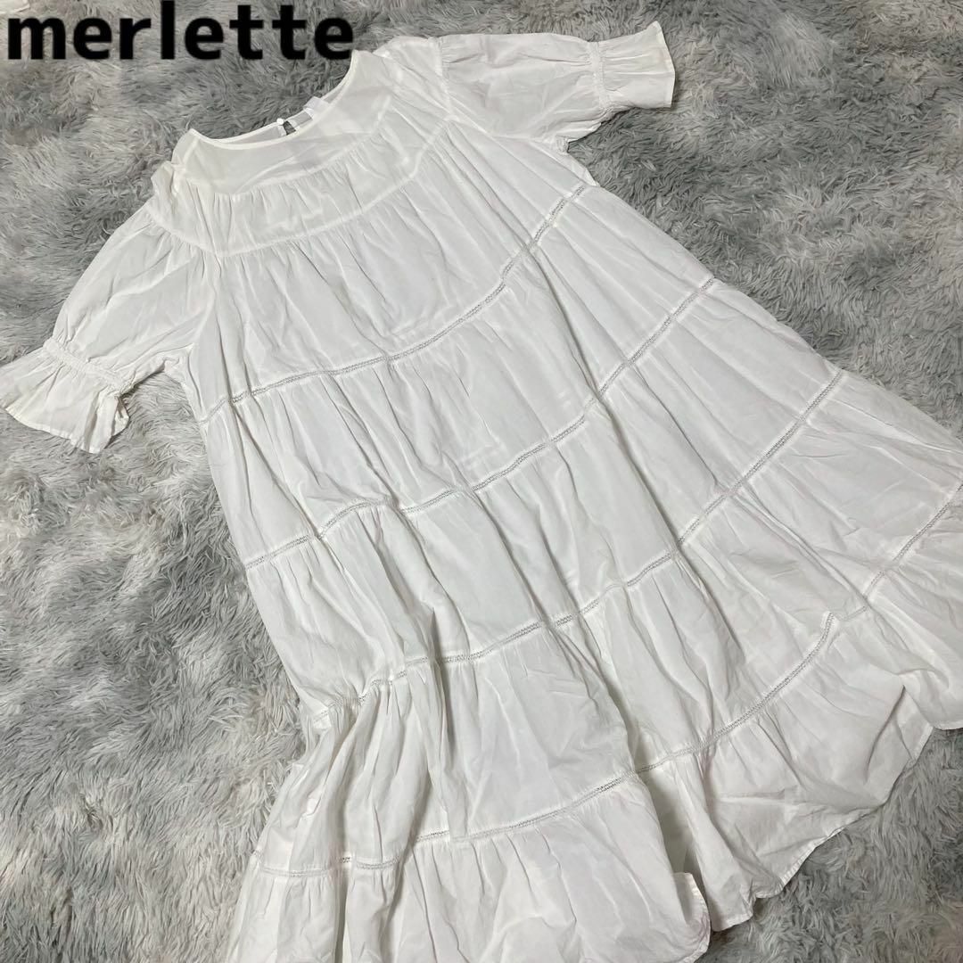 Merlette(マーレット)のMerlette マーレット PARADISE ドレス フレアワンピース S レディースのワンピース(ひざ丈ワンピース)の商品写真