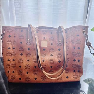 MCM - MCM  リバーシブル トート ショッパー バッグ モノグラム ヴィセトス