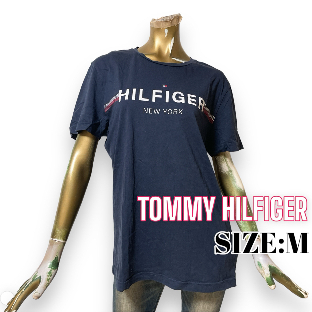 TOMMY HILFIGER(トミーヒルフィガー)のTOMMYHILFIGER ♥ トミー ロゴ プリント 半袖 Tシャツ レディースのトップス(Tシャツ(半袖/袖なし))の商品写真