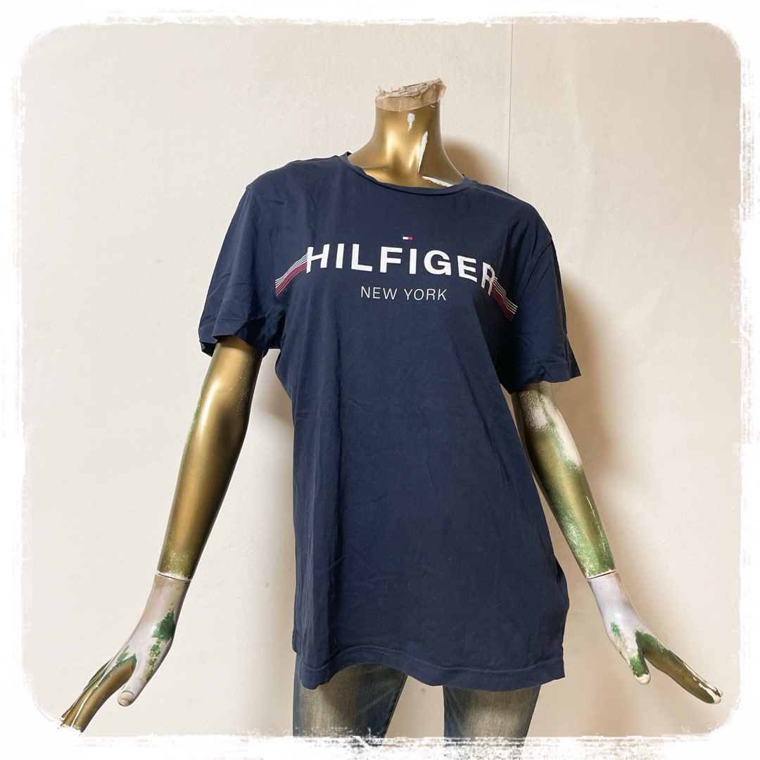 TOMMY HILFIGER(トミーヒルフィガー)のTOMMYHILFIGER ♥ トミー ロゴ プリント 半袖 Tシャツ レディースのトップス(Tシャツ(半袖/袖なし))の商品写真