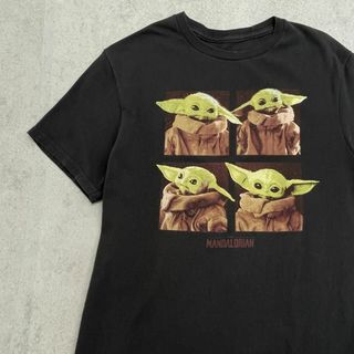 ベビーヨーダ　STAR WARS　スターウォーズ　Tシャツ　古着　ブラック　M(Tシャツ/カットソー(半袖/袖なし))