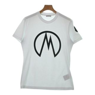 モンクレール(MONCLER)のMONCLER モンクレール Tシャツ・カットソー S 白 【古着】【中古】(カットソー(半袖/袖なし))