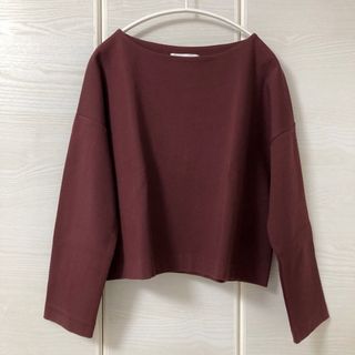 UNITED ARROWS green label relaxing - グリーンレーベルリラクシング　プルオーバーカットソー　エンジ　ワインレッド