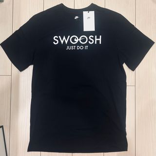 ナイキ(NIKE)の【新品】ナイキ SWOOSH スウッシュ 半袖 Tシャツ 黒 ブラックS(Tシャツ/カットソー(半袖/袖なし))