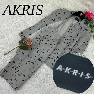 アクリス(AKRIS)のA477 アクリス レディース スカート セットアップ 新品未使用 XL US8(Tシャツ(半袖/袖なし))