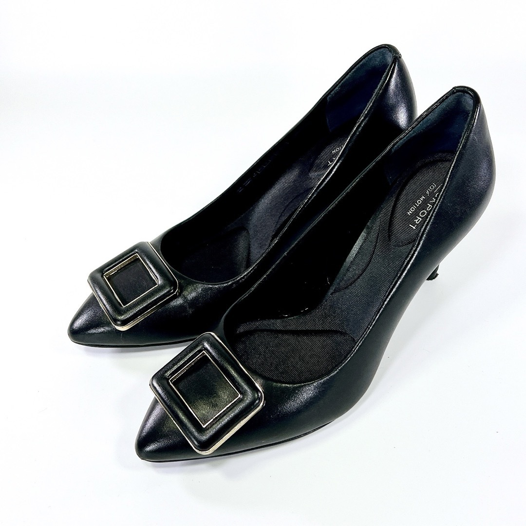 ROCKPORT - 【美品】ROCKPORT ロックポート スクエアバックル パンプス ROCKPORT - 【美品】ROCKPORT ロックポート スクエアバックル パンプス