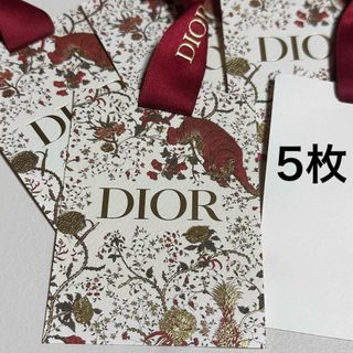 クリスチャンディオール(Christian Dior)のディオール/リボン付きメッセージカード(カード/レター/ラッピング)