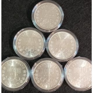 銀貨　東京オリンピック1.000円銀貨silver925カプセルホルダー入綺麗６(金属工芸)