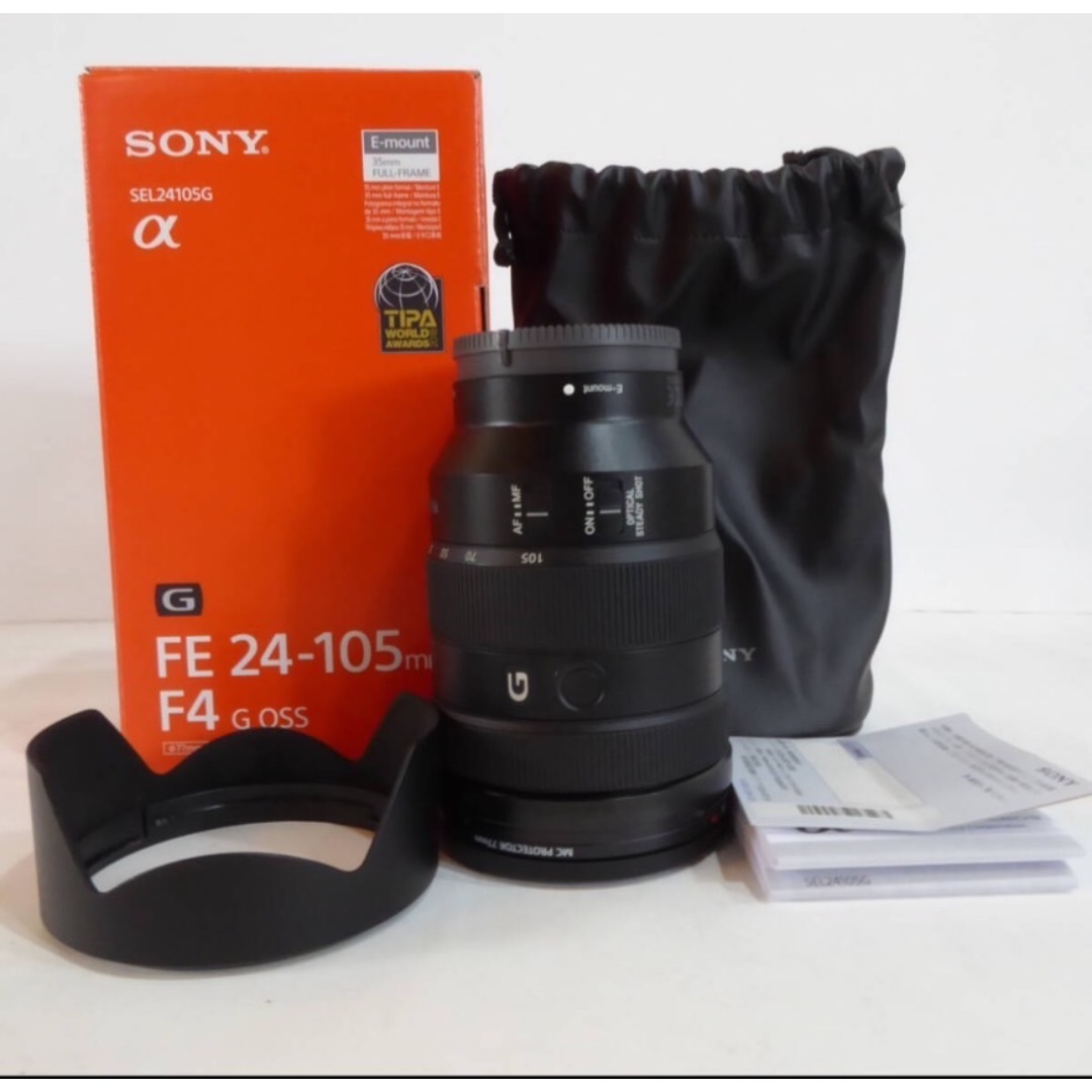 【新品級の超美品・純正フード付き】SONY ソニー FE 24-105mm F4 スマホ/家電/カメラのカメラ(デジタル一眼)の商品写真