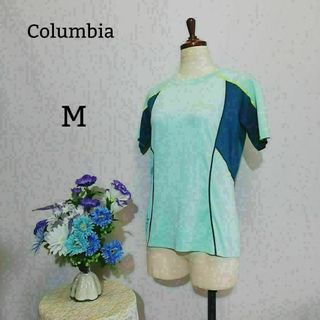 コロンビア(Columbia)のColumbia　新品未使用品　半袖Tシャツ　Mサイズ　グリーン系色　コロンビア(Tシャツ/カットソー(半袖/袖なし))