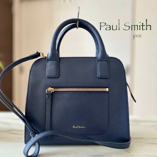 ポールスミス(Paul Smith)の極美品 ポールスミス 2way サフィアーノレザーハンドバッグ(ショルダーバッグ)