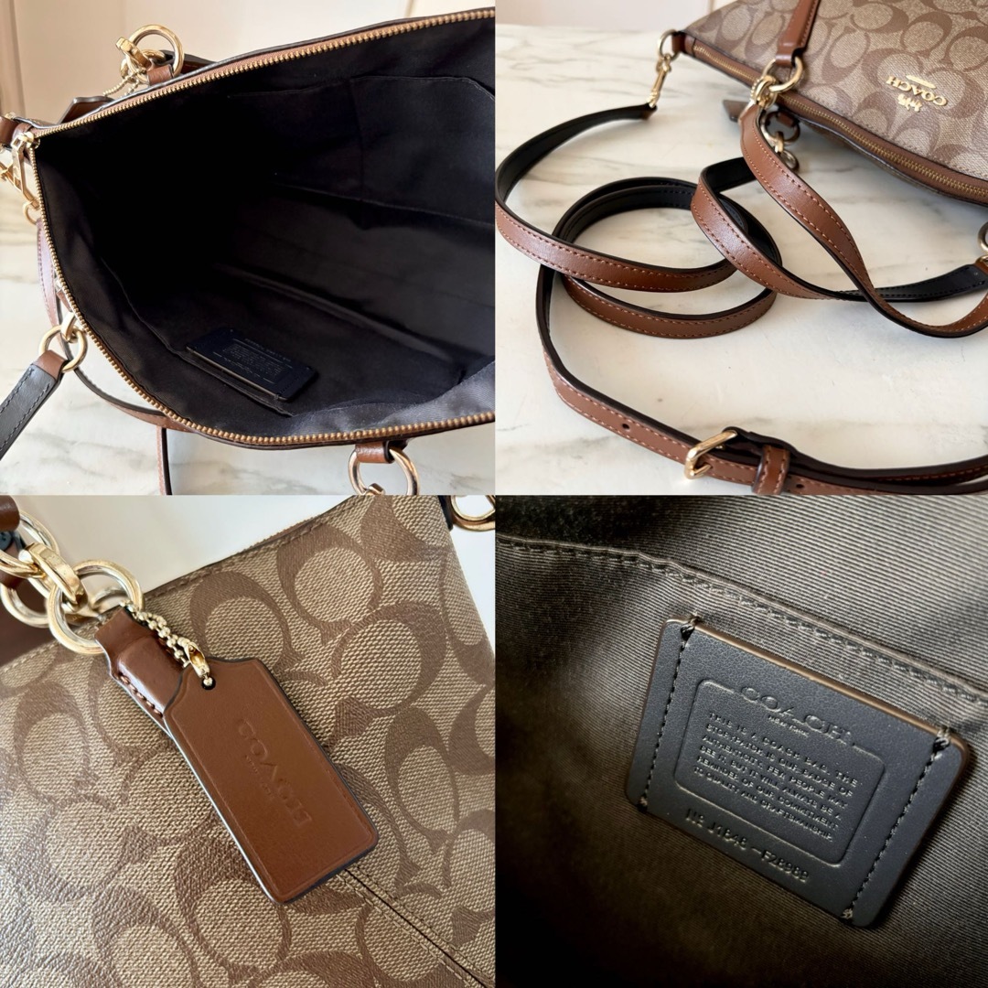 極美品 COACH コーチ 2way レザーショルダーバッグ 極美品 COACH コーチ 2way レザーショルダーバッグ
