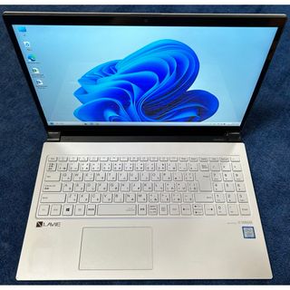 エヌイーシー(NEC)のNECノートPC LAVIE  PC-NX750NAW 第8世代i7 中古動作品(ノートPC)