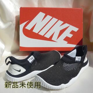 ナイキ(NIKE)の新品16cmナイキアクアソック水遊びサンダル箱なし黒(サンダル)