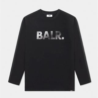 BALR. メンズ長袖Tシャツ. ブラック 【XL】(Tシャツ/カットソー(七分/長袖))