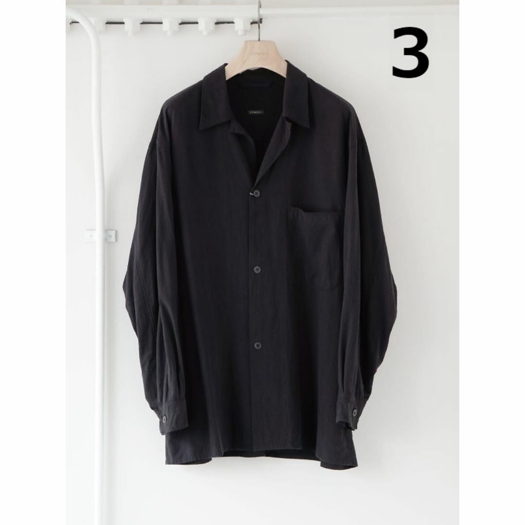 COMOLI(コモリ)の未使用 comoli 24SS シルクノイル シャツジャケット 3 メンズのトップス(シャツ)の商品写真
