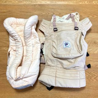 エルゴベビー(Ergobaby)のエルゴベビー　抱っこ紐　ピンクベージュ(抱っこひも/おんぶひも)