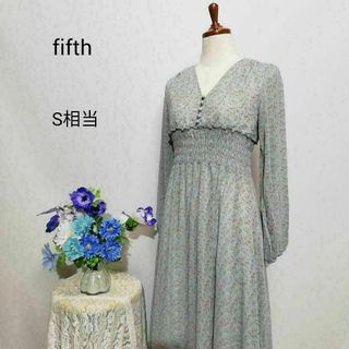 fifth - フィフス　極上美品　ロングワンピース　Ｓサイズ花柄系