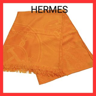 エルメス(Hermes)の【美品】エルメス　ニューリブリス　ストール(マフラー/ショール)