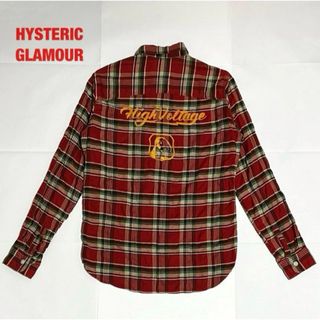 ヒステリックグラマー(HYSTERIC GLAMOUR)のHYSTERIC GLAMOUR　HIGH VOLTAGE 長袖ワークSH(シャツ)