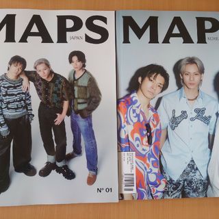 MAPS JAPAN KOREA 2冊セット(アート/エンタメ/ホビー)