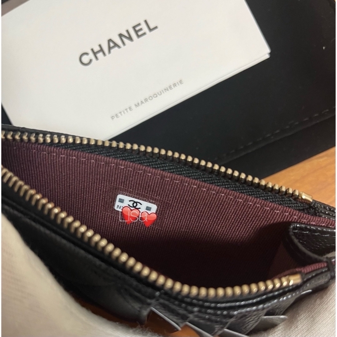 CHANEL(シャネル)の24C新作新品　CHANEL クラシック ジップ カードケース コインケース薄型 レディースのファッション小物(コインケース)の商品写真