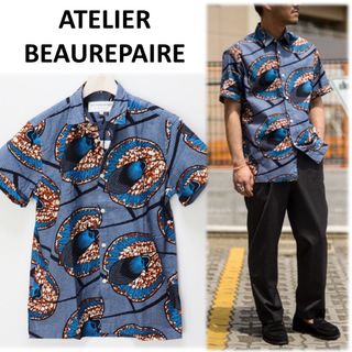 《ATELIER BEAUREPAIRE》新品 バティックプリントシャツ M(シャツ)