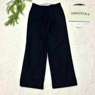 TODAYFUL - 【TODAYFUL】トゥデイフル　ジョーゼットスリットパンツ　トラウザーズ　38