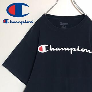 チャンピオン(Champion)の【人気定番】チャンピオン　センターロゴプリントTシャツ　ネイビー　H922(Tシャツ/カットソー(半袖/袖なし))