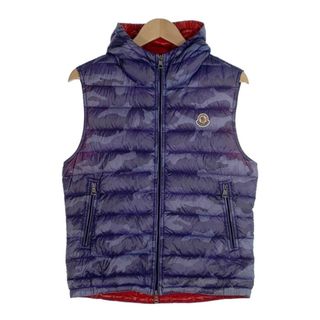 モンクレール(MONCLER)のMONCLER モンクレール PATRICK GILET パトリック ジレ ダウンベスト 迷彩 パープル Size 1(ベスト)