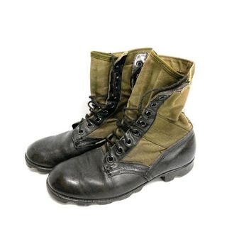 ★U.S.ARMY SPIKE PROTECTIVE ジャングルブーツ カーキ×ブラック size9R ※ベンチレーション欠損(ブーツ)