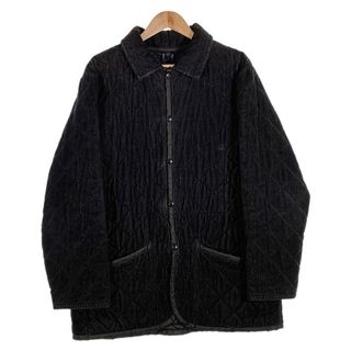 LAVENHAM - LAVENHAM ラベンハム コーデュロイ キルティングジャケット ブラック コットン Size UK 42