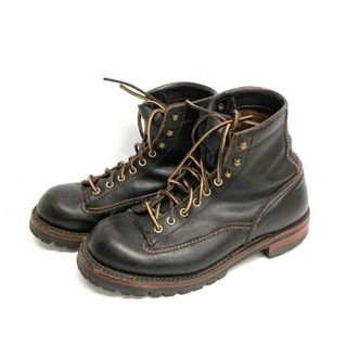 ★LONE WOLF BOOTS ロンウルフ ブーツ LW00125 LOGGER ビブラム社製 ブラック size 8 1/2 （26.5cm）(ブーツ)