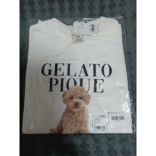 gelato pique - 新品未使用　ジェラートピケ トイプードルワンポイントロンT　オフホワイト