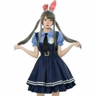 ハロウィン ジュディ コスプレ Lサイズ 仮装 レディース うさぎ 新品(その他)