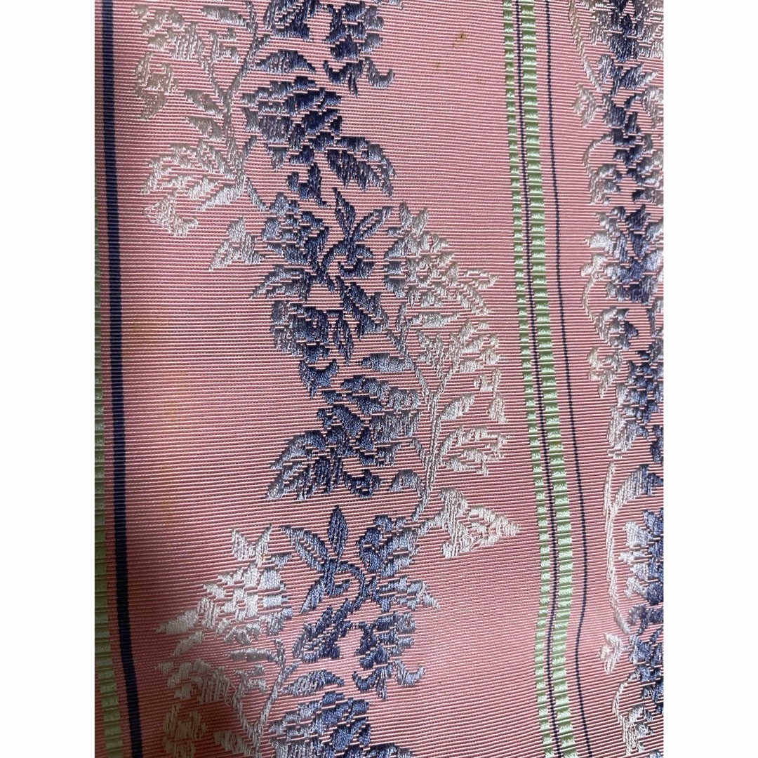 ピンクのお洒落半幅帯 レディースの水着/浴衣(帯)の商品写真