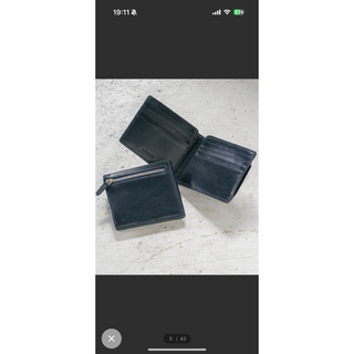 MURA - イタリアン/ブライドル レザー スキミング防止 二つ折り財布 スリムタイプ 財布