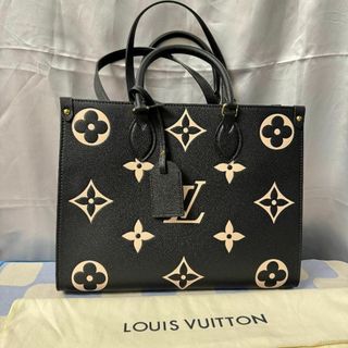 ルイヴィトン(LOUIS VUITTON)の極美品ルイヴィトン オンザゴー 黒 M45495 LOUIS VUITTON(トートバッグ)